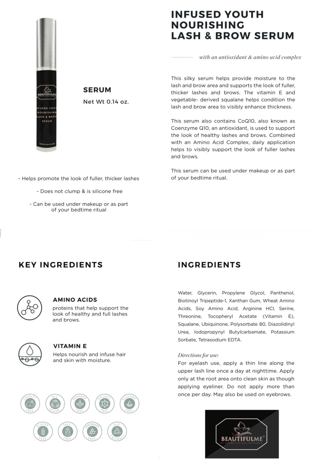BeautifulMe® Clinical Grade Vegan Skin Care Line