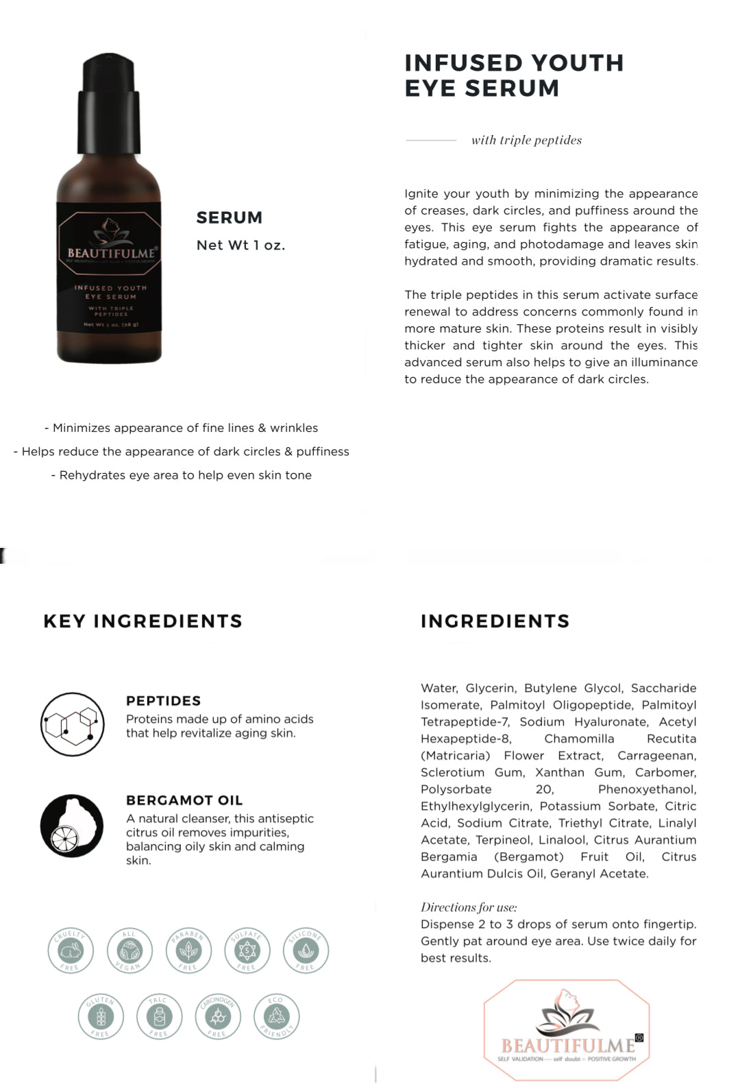BeautifulMe® Clinical Grade Vegan Skin Care Line