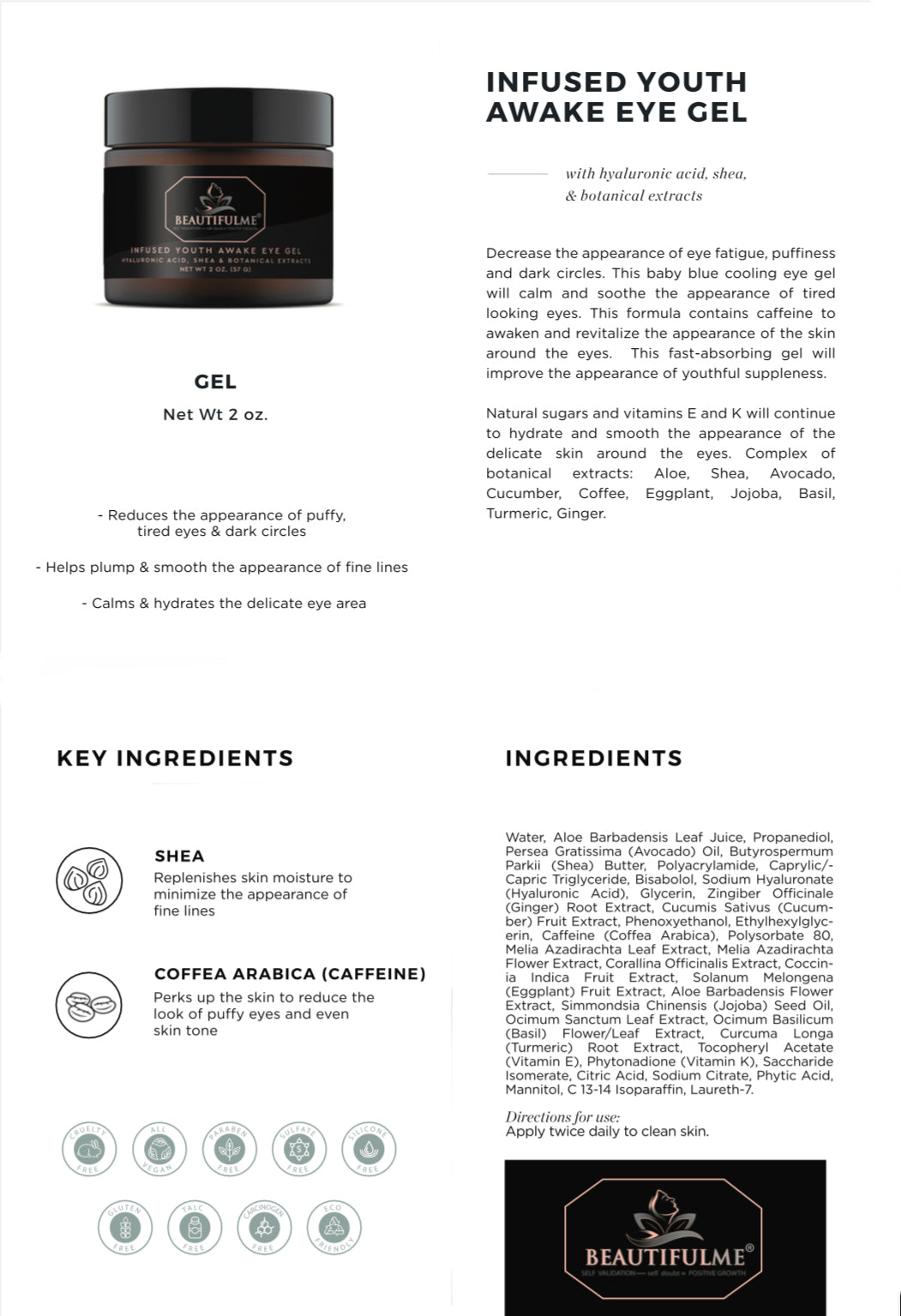 BeautifulMe® Clinical Grade Vegan Skin Care Line