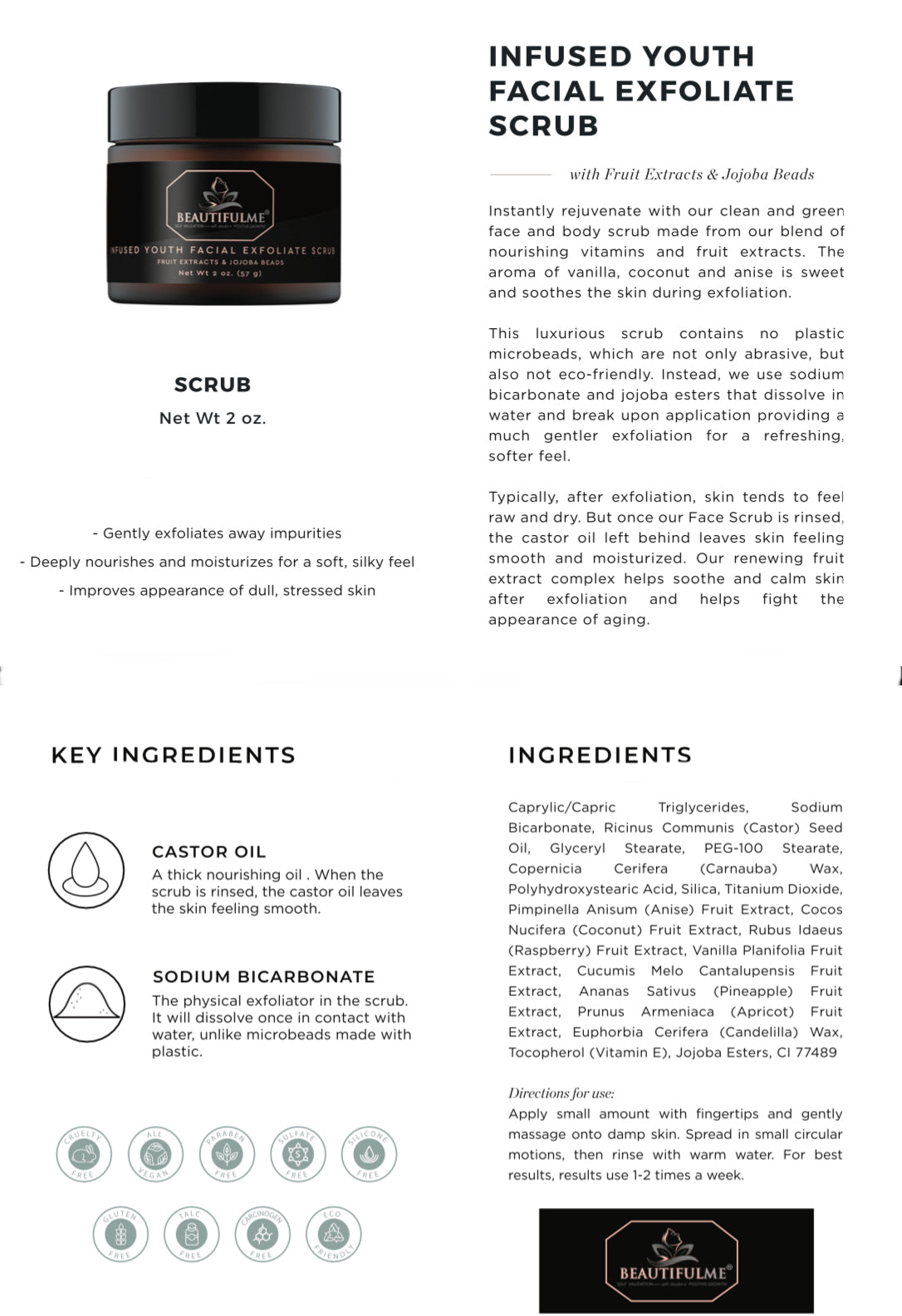 BeautifulMe® Clinical Grade Vegan Skin Care Line