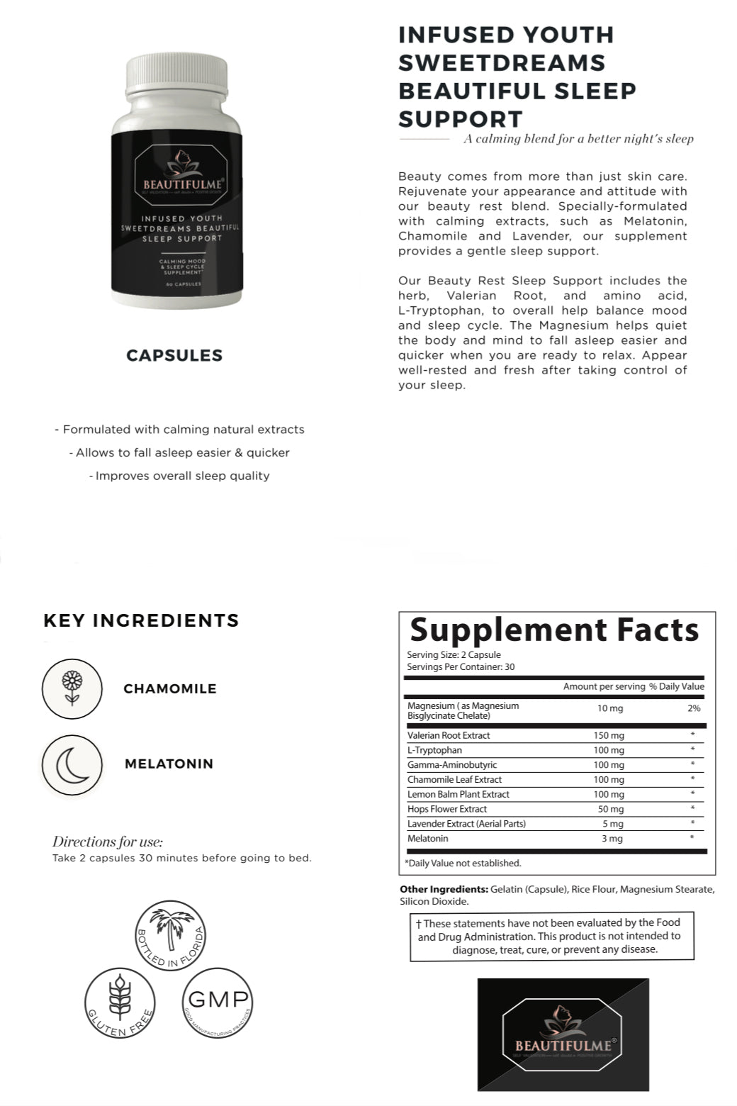 BeautifulMe®️Hair, Skin, Sleep, Focus, and Immune Support