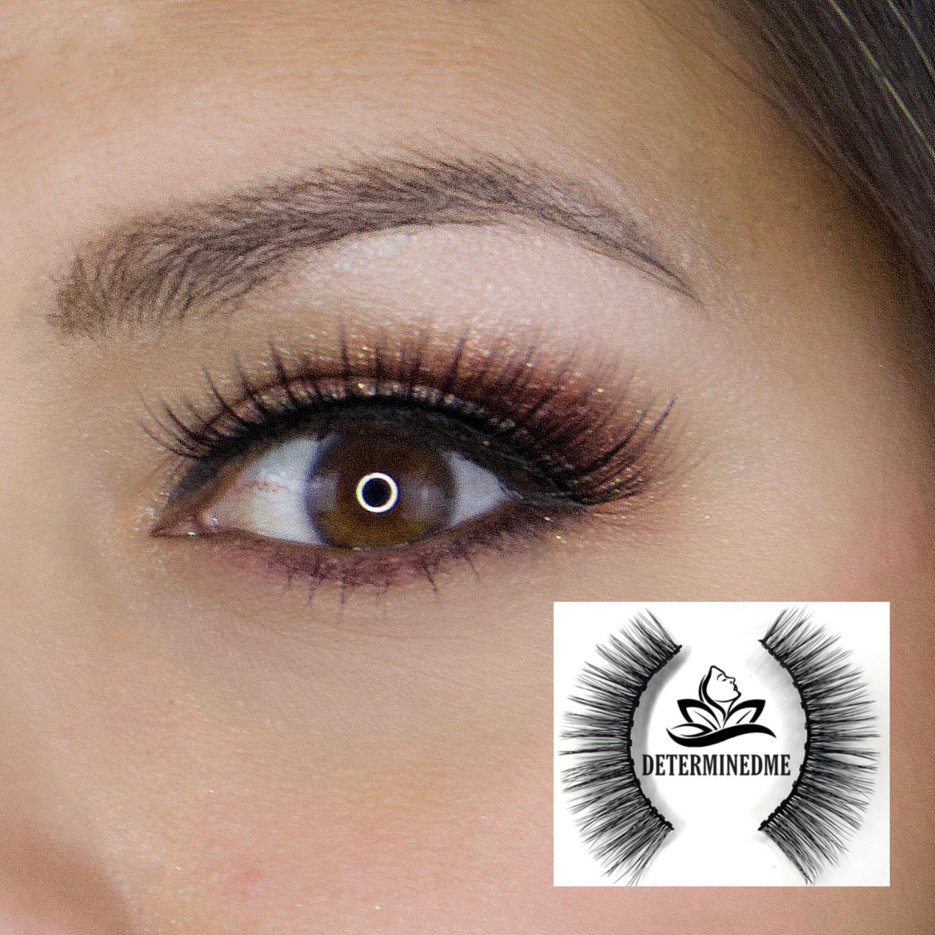 BeautifulMe® Adjustable Magnetic Eyelash and Eyeliner Duo "DETERMINEDME"