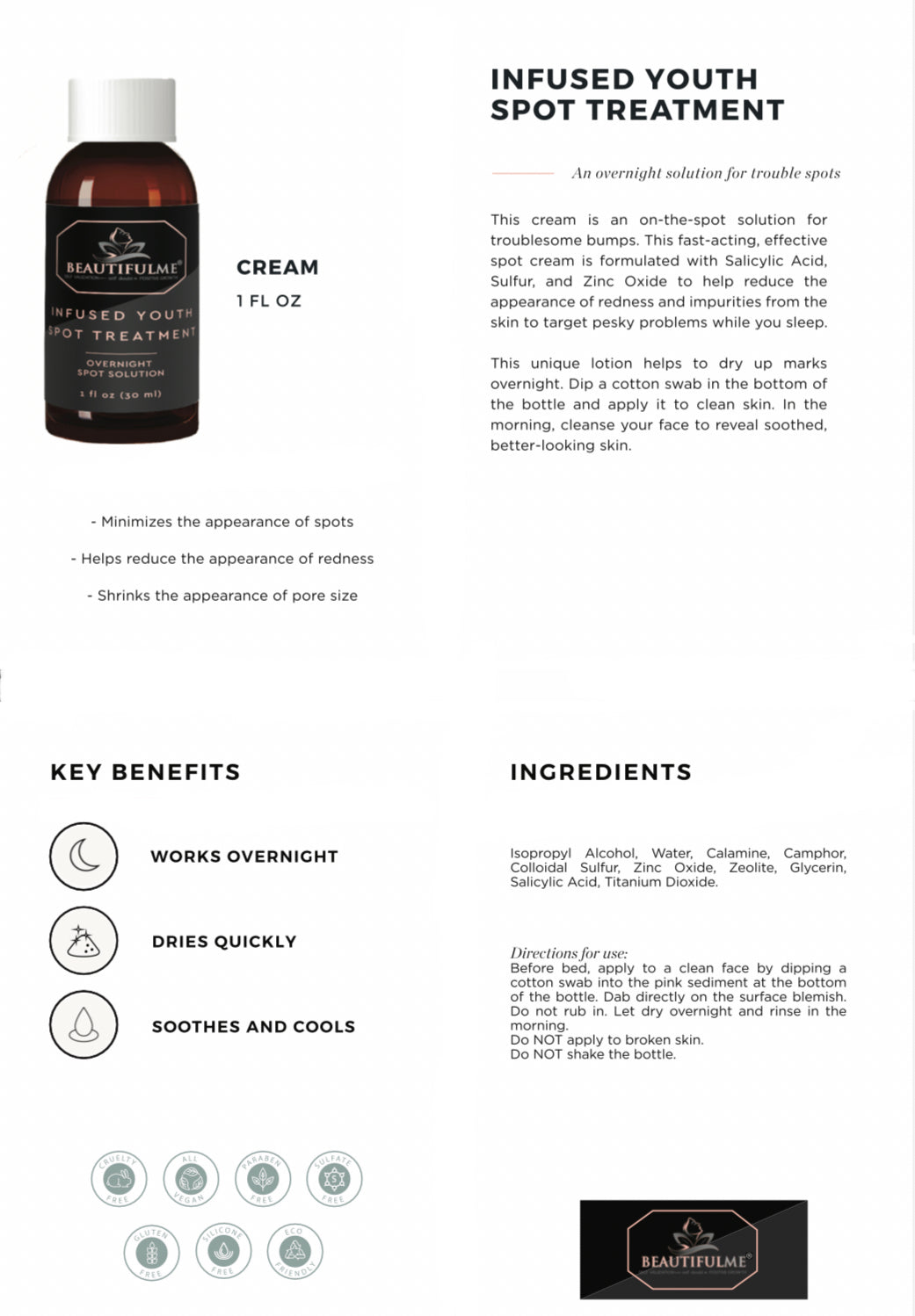 BeautifulMe® Clinical Grade Vegan Skin Care Line