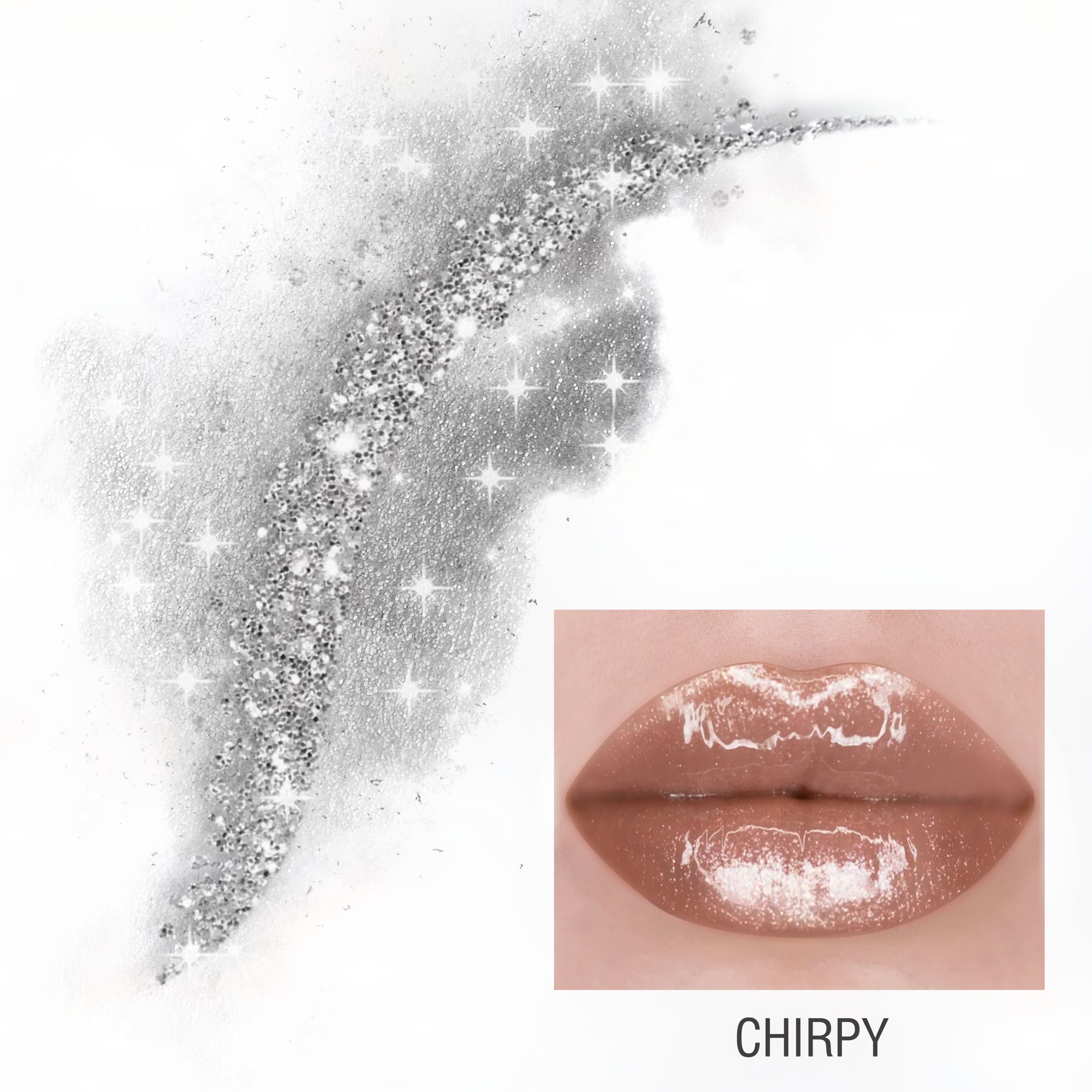 BeautifulMe®️Translucent Glitter Lip Gloss
