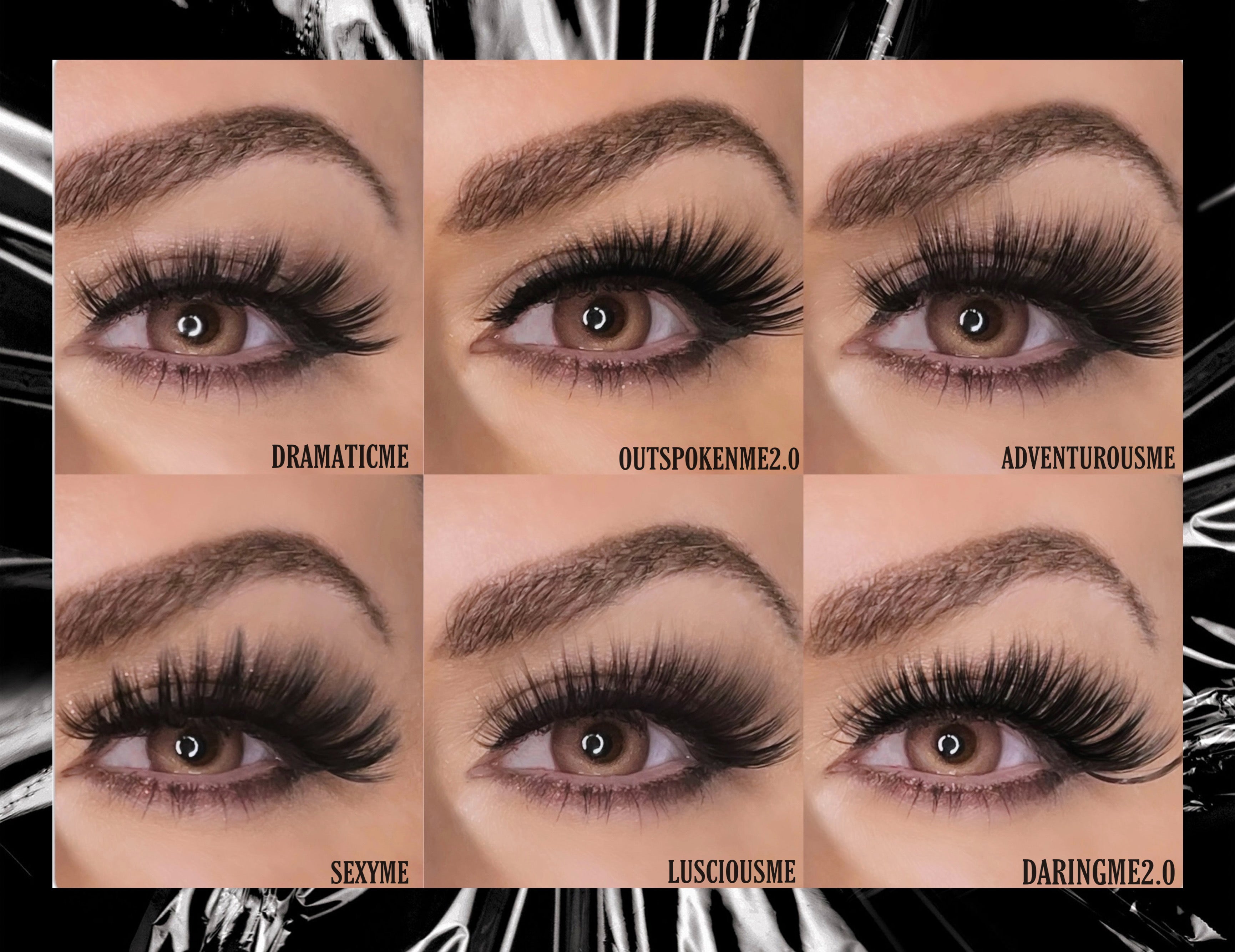 BeautifulMe®Adjustable Magnetic Eyelash and Eyeliner Duo "DRAMATICME "