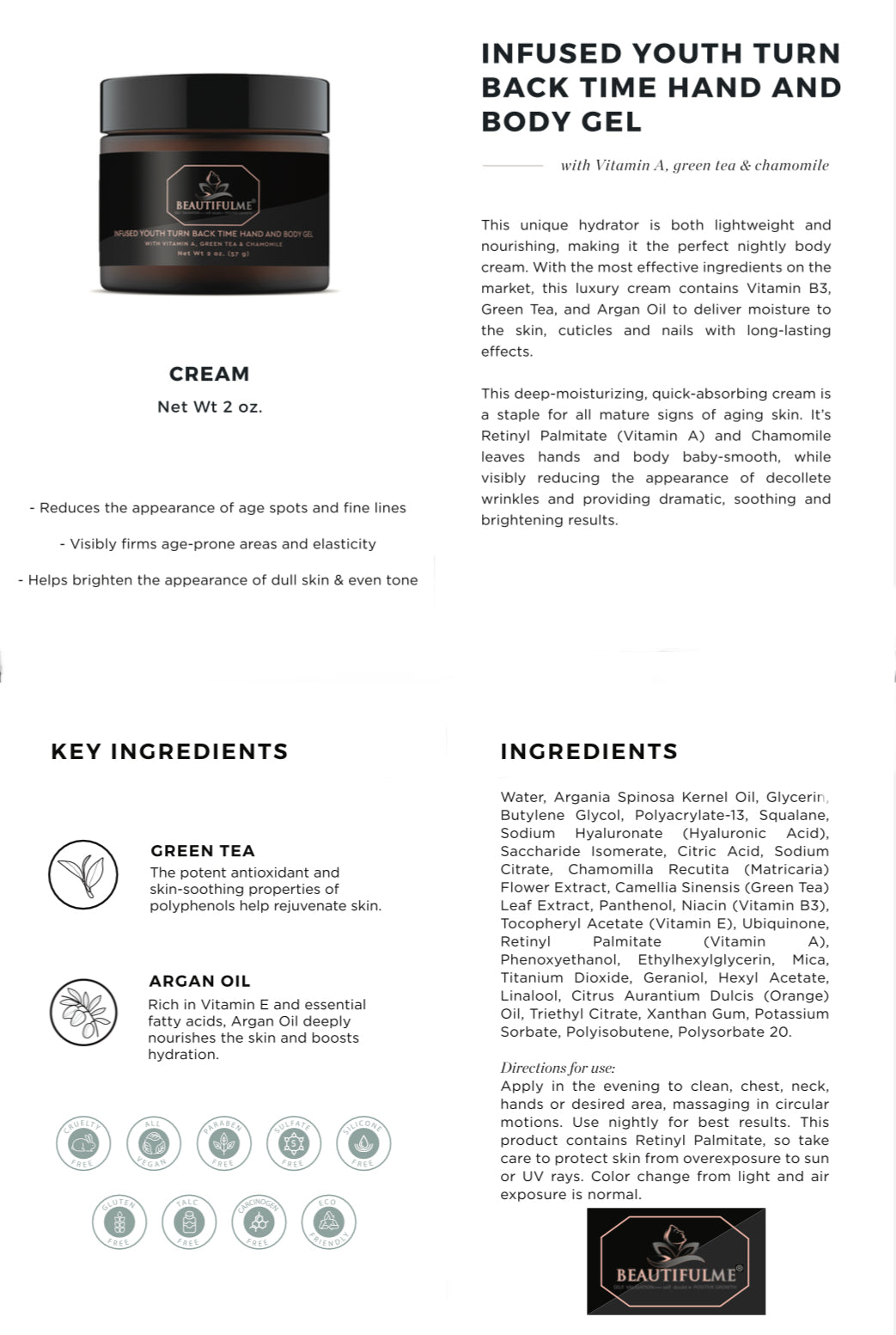 BeautifulMe® Clinical Grade Vegan Skin Care Line